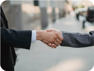 Business handshake